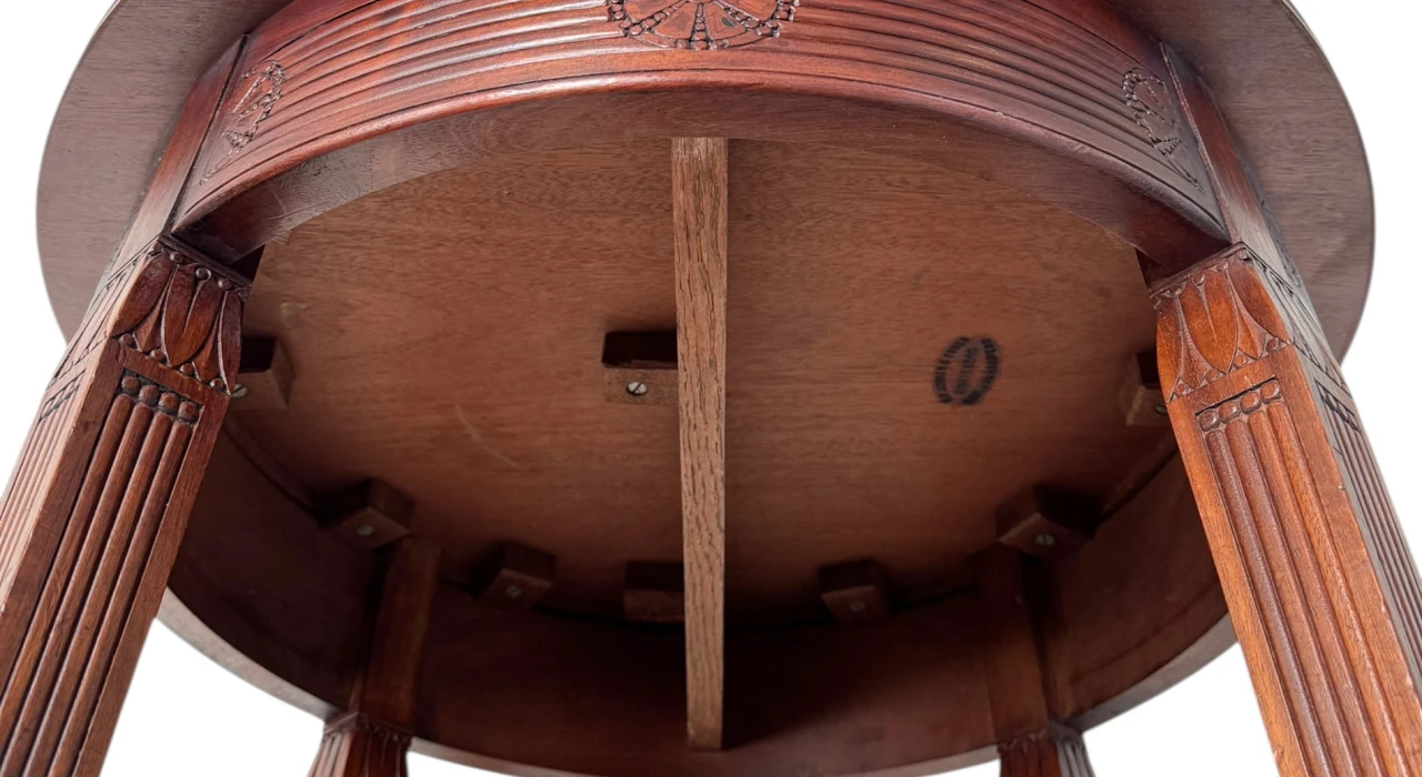 Arts & Crafts Side Table by Johann Georg van Caspel for H.F. Jansen & Zonen